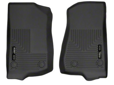 Husky Liners 19-24 Jeep Wrangler JL/JLU WeatherBeater Front Row Black - 13021