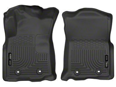 Husky Liners 2018 Toyota Tacoma Double Cab WeatherBeater Black Front - 13971