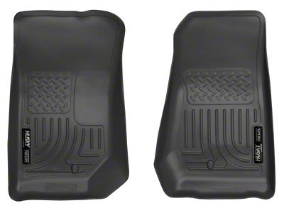 Husky Liners 07-12 Jeep Wrangler WeatherBeater Black Floor Liners - 18021