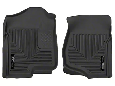 Husky Liners 07-14 Cadillac Escalade ESV/EXT Weatherbeater Black Front Floor - 18201