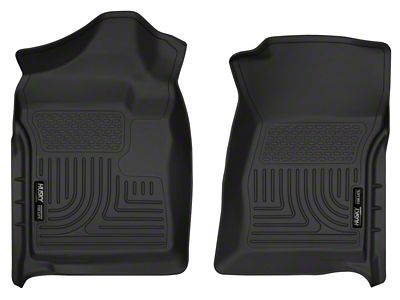 Husky Liners 07-12 Chevrolet Silverado/GMC Sierra Regular Cab WeatherBeater Black - 18221