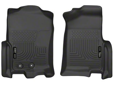 Husky Liners 2015 Ford Expedition/Lincoln Navigator WeatherBeater Front Black Floor - 18371