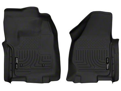 Husky Liners 2012.5 Ford SuperDuty/F-250/F-350 Regular Cab WeatherBeater Black Floor - 18721
