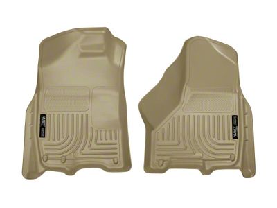 Husky Liners 09-10 Dodge Ram 1500/2500/3500 WeatherBeater Front Row Tan - 18003