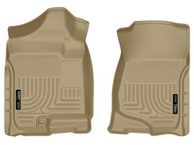 Husky Liners 07-14 Cadillac Escalade ESV/EXT Weatherbeater Tan Front Floor - 18203