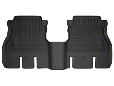 Husky Liners 19-24 Jeep Wrangler JLU WeatherBeater Second Row Black - 14041