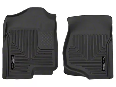 Husky Liners 07-12 GM Silverado/Tahoe/Suburban/Escalade X-Act Contour Black Floor Liners - 53101