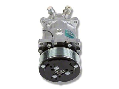 Holley A/C Compressor; SD508 Sanden; For Use w/LS Engine Swaps; - 199-101