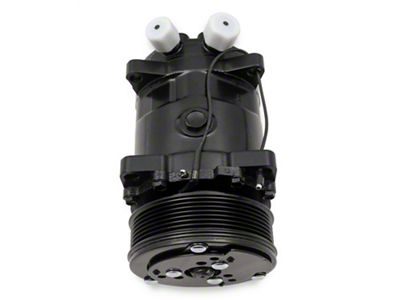 Holley A/C Compressor; SD508 Sanden; Uses R134A; Black; - 199-103