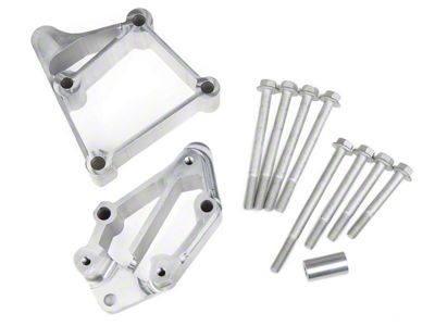 Holley Accessory Drive Bracket; Cast; GM LS; For Use w/Long Belt Alignment; - 21-3