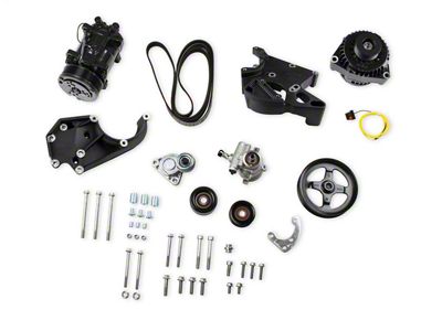 Holley Accessory Drive Component Mount Set - 20-137BK