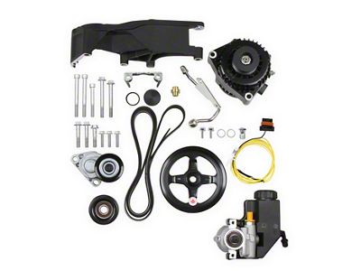 Holley Accessory Drive Component Mount Set - 20-156BK