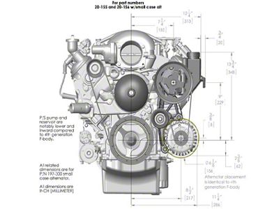 Holley Accessory Drive Component Mount Set - 20-162