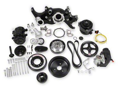 Holley Accessory Drive Component Mount Set - 20-190BK