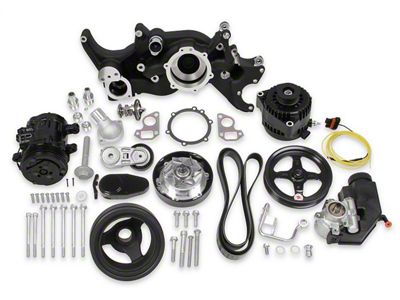 Holley Accessory Drive System Kit - 20-185BK