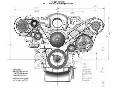 Holley AccessoryDriveCmpKit - 20-136BK