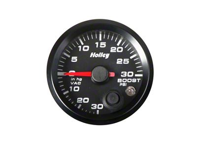 Holley Analog Style Boost/Vacuum Gauge - 26-606