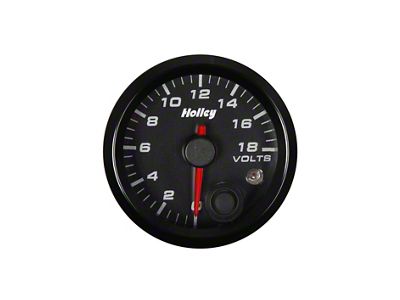 Holley Analog Style Voltage Gauge - 26-603