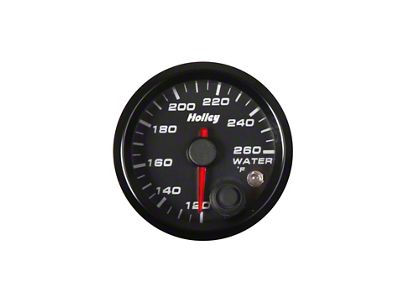 Holley Analog Style Water Temperature Gauge - 26-602