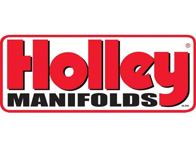 Holley 36 in. Manifold Logo; - 36-299
