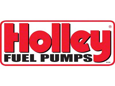 Holley Decal; Fuel Pumps; 36 Square in.; - 36-258