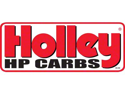 Holley Decal; HP Carbs; 32 Square in.; - 36-256