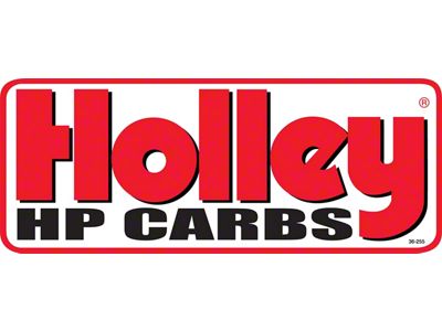 Holley Decal; HP Carbs; 36 Square in.; - 36-255