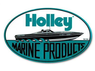Holley Decal; Marine; - 36-166