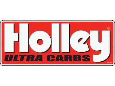 Holley Decal; XP Carb Logo; - 36-394