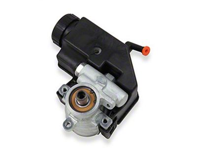 Holley Power Steering Pump; Saginaw Type II w/Reservoir; Cast Iron; - 198-101