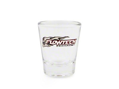 Holley Shot Glass with FlowTech Logo; 2-Ounce