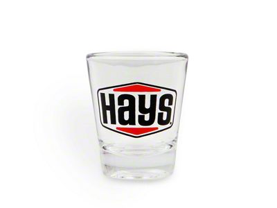 Holley Shot Glass with Hays Logo; 2-Ounce