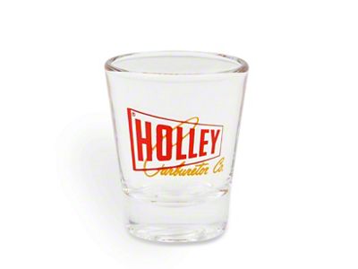 Holley Shot Glass with Holley Logo; 2-Ounce