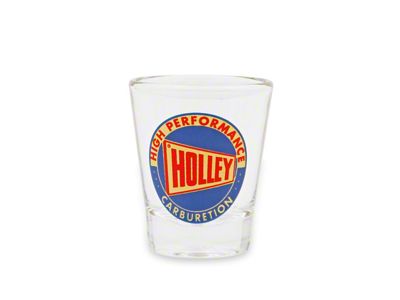 Holley Shot Glass with Holley High Performance Logo; 2-Ounce