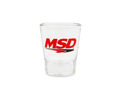 Holley Shot Glass with Modern MSD Logo; 2-Ounce