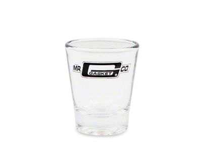 Holley Shot Glass with Mr. Gasket Logo; 2-Ounce