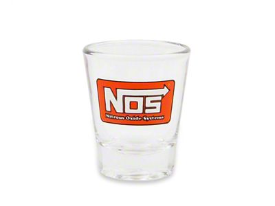Holley Shot Glass with NOS Logo; 2-Ounce