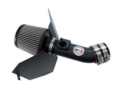 HPS Shortram Cold Air Intake; Wrinkle Black (02-07 Impreza WRX; 04-07 Impreza WRX STI)