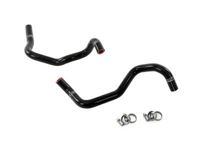 HPS Silicone Heater Coolant Hose Kit; Black (08-14 Impreza WRX)