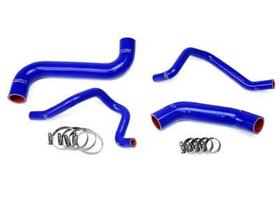 HPS Silicone Radiator and Heater Coolant Hose Kit; Blue (04-05 2.5L Non-Turbo Impreza)