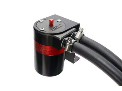 HPS Performance Aluminum Oil Catch Can Kit; 5/8-Inch Hose (Universal; Some Adaptation May Be Required)