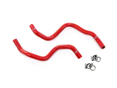 HPS Silicone Heater Coolant Hose Kit; Red (13-17 Crosstrek; 14-18 2.5L Forester)