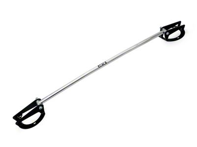 HPS Front Strut Tower Brace Bar; Polished (15-21 WRX STI)