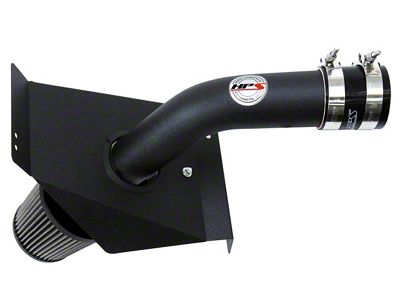 HPS Performance Cold Air Intake; Wrinkle Black (15-20 WRX STI)
