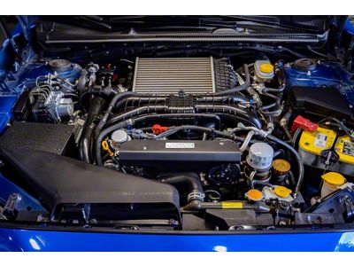 HPS Aluminum Belt Cover; Black (15-21 WRX)