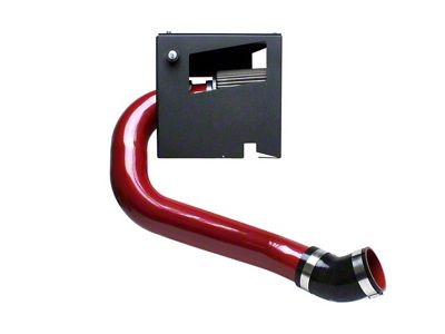 HPS Performance Cold Air Intake with Heat Shield; Red (15-21 WRX)