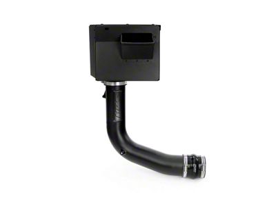 HPS Performance Cold Air Intake with Heat Shield; Wrinkle Black (22-26 WRX)