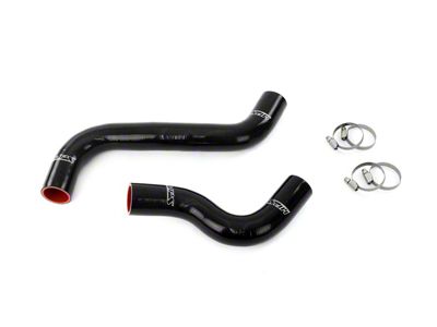 HPS Silicone Radiator Coolant Hose Kit; Black (15-21 WRX)