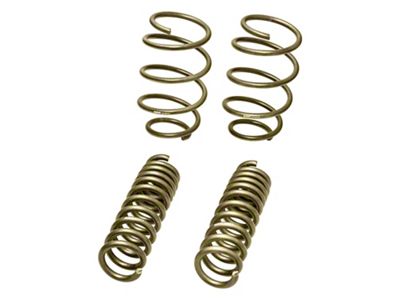 Hurst Spring Kit; Stage One; Front and Rear; 1 in. Drop; Gold Finish; - 6130001