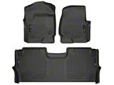 Husky Liners 17-19 F-250/F-350/F-450 Crew Cab Weatherbeater Black Front & - 94061